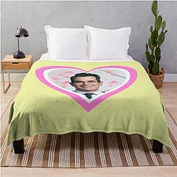 Modern Family Phil Dunphy Heart Throw Blanket