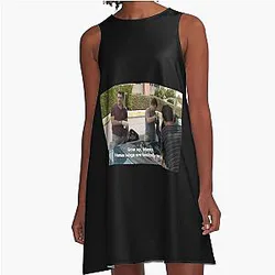 Human beings are Basically terrible quote A-Line Dress