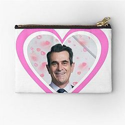 Modern Family Phil Dunphy heart Zipper Pouch