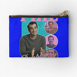 10mb Vintage Phil Dunphy Homage Bootleg Phil Dunphy T-shirt - Sweatshirt, Phil Dunphy Zipper Pouch