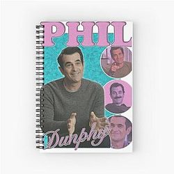 10mb Vintage Phil Dunphy Homage Bootleg, Phil Dunphy T-shirt - Sweatshirt, Phil Dunphy Spiral Notebook