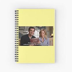 Phil's Philosophy Quote Modern Family Spiral Notebook