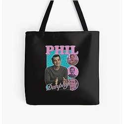 10mb Vintage Phil Dunphy Homage Bootleg Sweatshirt, Phil Dunphy Modern Family All Over Print Tote Bag