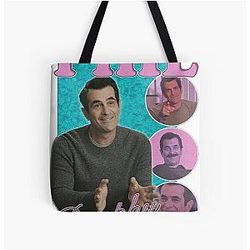 10mb Vintage Phil Dunphy Bootleg, Phil Dunphy T-shirt - Sweatshirt, Phil Dunphy Modern Family All Over Print Tote Bag