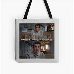 Phil Dunphy Mean Quote from Modern Family All Over Print Tote Bag