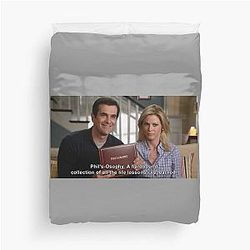 Phil's Philosophy quote Modern Family Duvet Cover