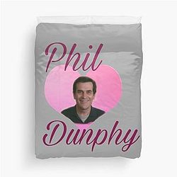 Modern Family Phil Dunphy Meme Duvet Cover