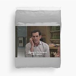Prepare to Phil the agony of Dunphy Modern Family quote Duvet Cover