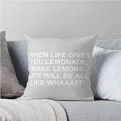 When Life Gives You Lemons, Life Will Be All Like What! Phil Dunphy Quote Throw Pillow