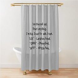 The cool dad. Phil Dunphy Funny Quote Shower Curtain