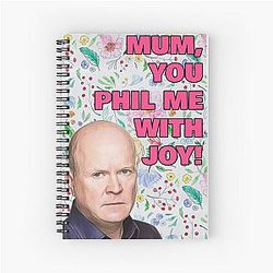 Phil Mitchell's Mother's Day Spiral Notebook
