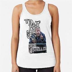 time to get Phil Mitchell Racerback Tank Top
