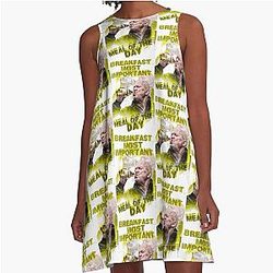 Phil Mitchell Print A-line Dress