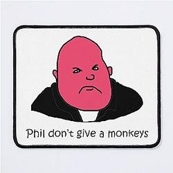 Phil Mitchell Cartoon Mouse Pad