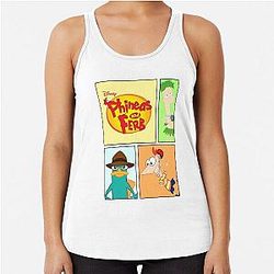 Phineas Ferb Racerback Tank Top