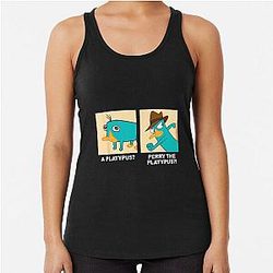 Phineas and Ferb Agent P Racerback Tank Top
