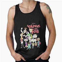 Phineas and Ferb: The Group Logo Nice Gift for Fan Tank Top