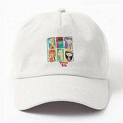 Disney Phineas Ferb Character Collage Dad Hat
