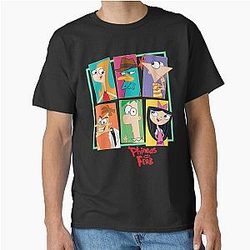 Disney Phineas and Ferb Character Collage Classic T-Shirt
