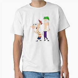 Pixel Phineas Ferb Classic T-Shirt
