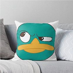 Perry the Platypus Phineas Ferb Throw Pillow