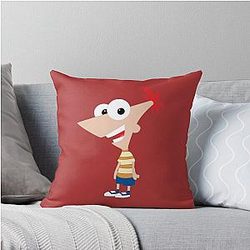 Phineas and Ferb Throw Pillow