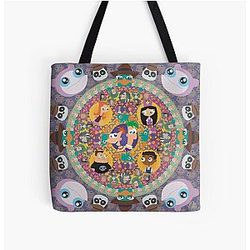 Phineas and Ferb Mandal All Over Print Tote Bag