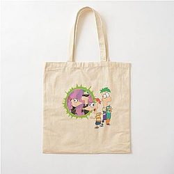 Phineas and Ferb Love You Cotton Tote Bag