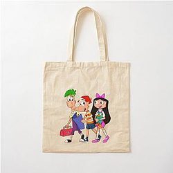 Phineas and Ferb Cotton Tote Bag