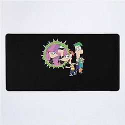 Phineas and ferb Love You Fans Funny Desk Mat