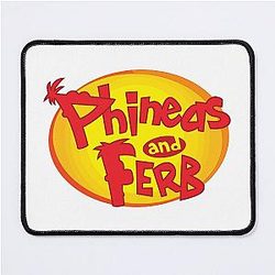 Cute Phineas and Ferb Mouse Pad