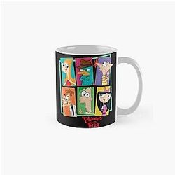 Disney Phineas and Ferb Character Collage Classic Mug