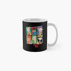 Disney Phineas and Ferb Character Collage Mug