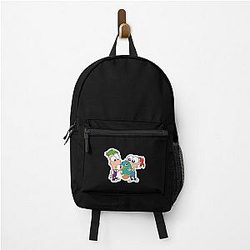 Baby Phineas and Ferb with Perry the Backpack