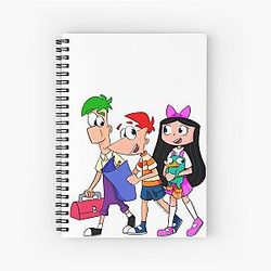 Phineas and Ferb Spiral Notebook