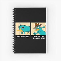 Phineas & Ferb: A Platypus (Agent P) Spiral Notebook