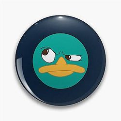 Perry the Platypus Phineas Ferb Pin