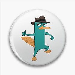 Perry the Platypus from Phineas and Ferb Pin