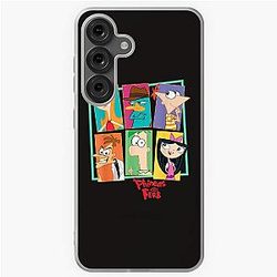 Disney Phineas Ferb Character Collage Soft Case for Galaxy