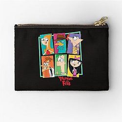 Disney Phineas Ferb Character Collage Pouch