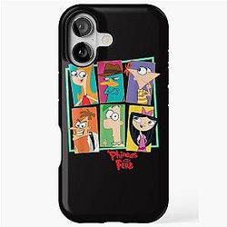 Disney Phineas and Ferb Character Collage iPhone Case