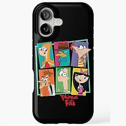 Disney Phineas Ferb Character Collage iPhone Case
