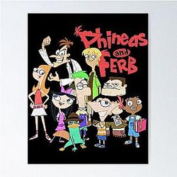 Phineas and Ferb the Group Logo Poster