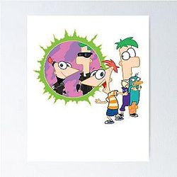 Phineas and Ferb Love You Poster