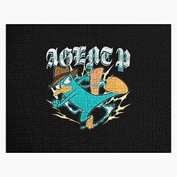 Phineas and Ferb Agent P Electric Distressed Jigsaw Puzzle