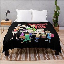 Phineas and Ferb the Group Logo Throw Blanket