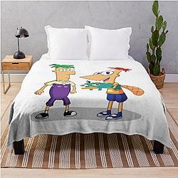 Phineas and Ferb Throw Blanket