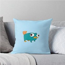 Perry the Platypus from Phineas and Ferb Throw Pillow