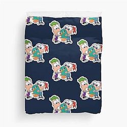 Baby Phineas and Ferb with Perry Duvet Cover