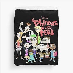 Call Me D Is Phineas And Ferb The Group Logo Nice Gift For Fan Duvet Cover